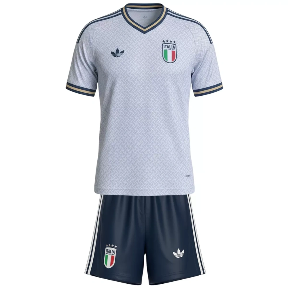 2026 Italy World Cup Home Soccer Kids Kit Jersey+Shorts
