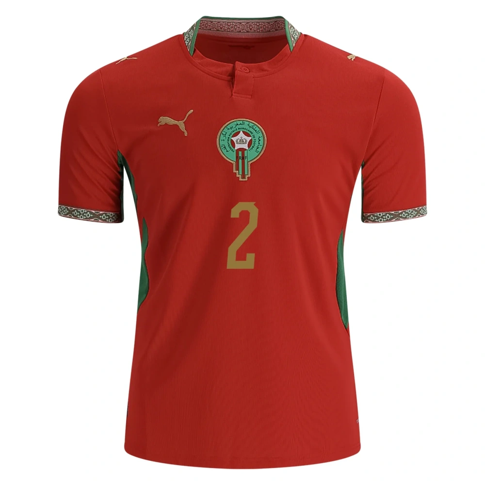 Puma Morocco 2026 Home HAKIMI #2 Jersey