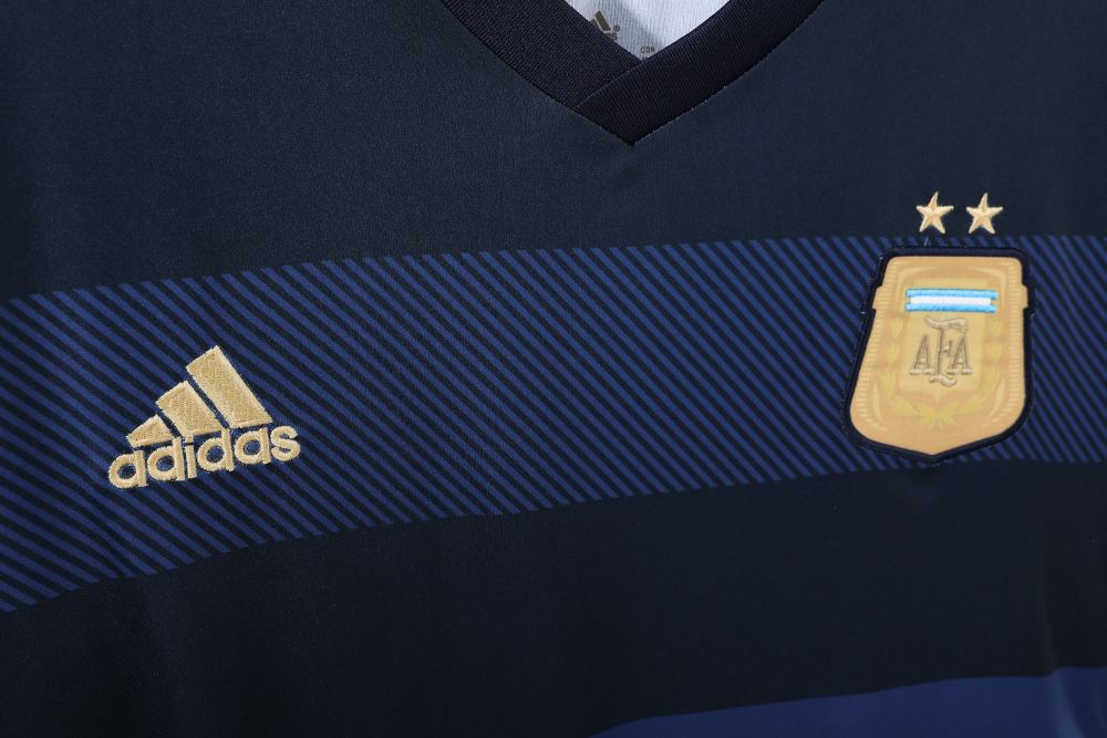 2014 Argentina World Cup Soccer Away Retro Jersey