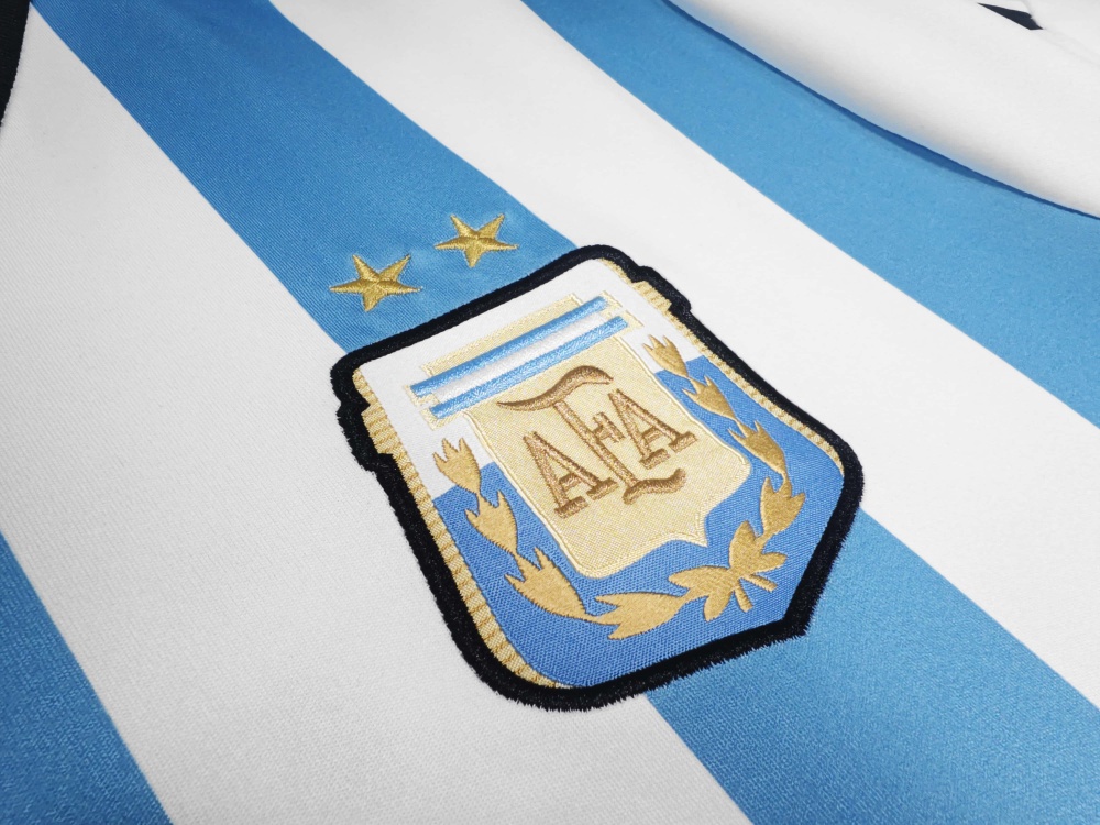 2014 Argentina World Cup Soccer Home Retro Jersey