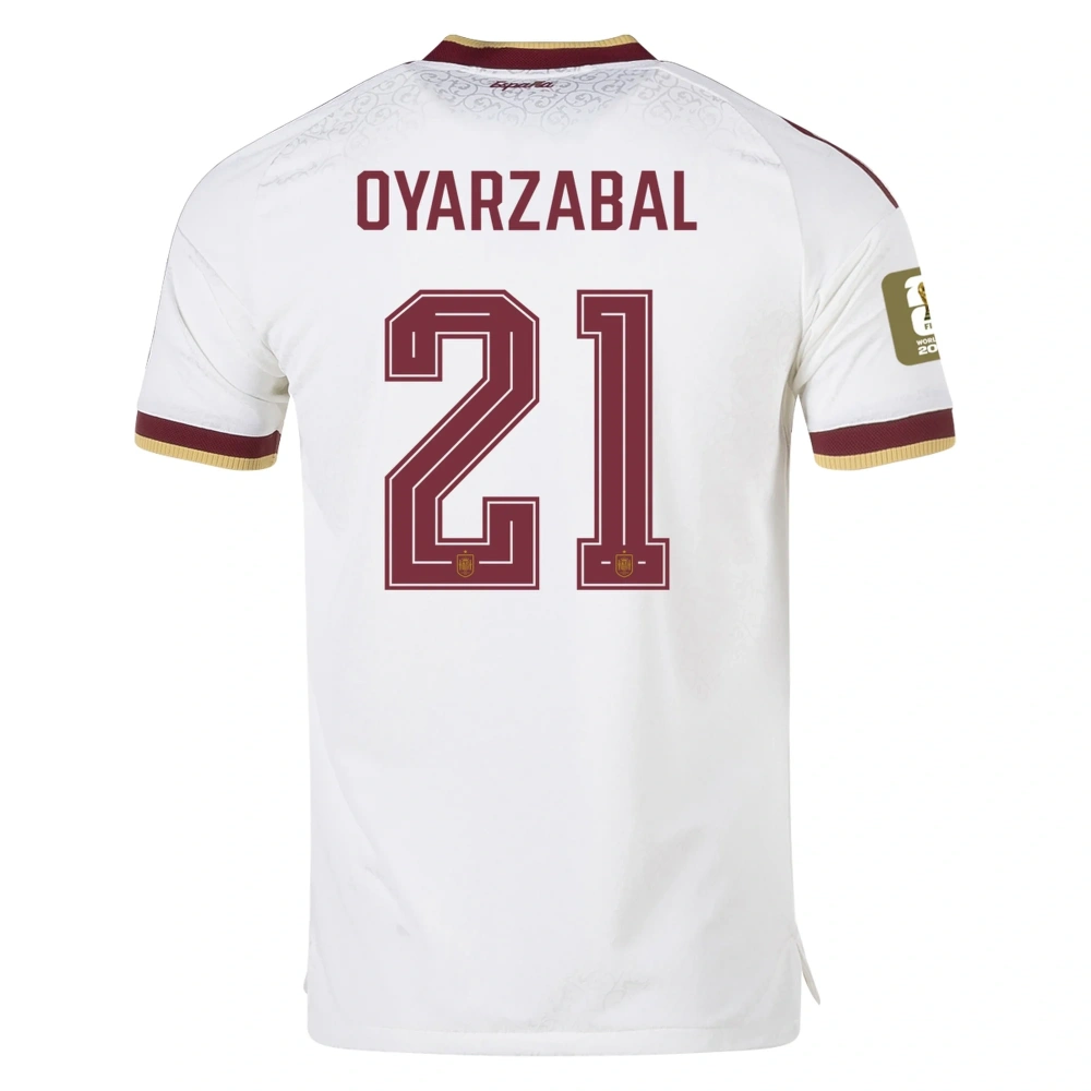Men's Authentic adidas Oyarzabal Spain Away Jersey 2026