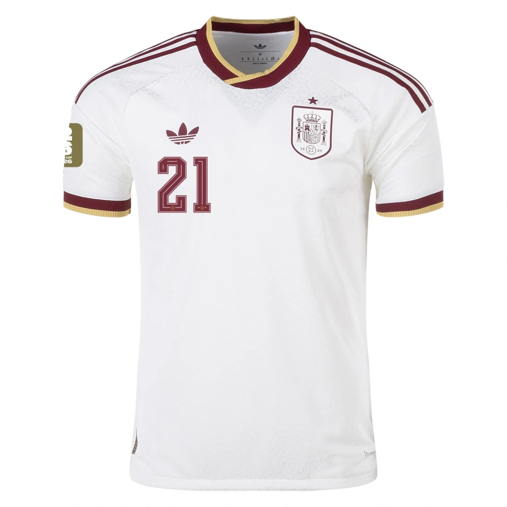 Men's Authentic adidas Oyarzabal Spain Away Jersey 2026