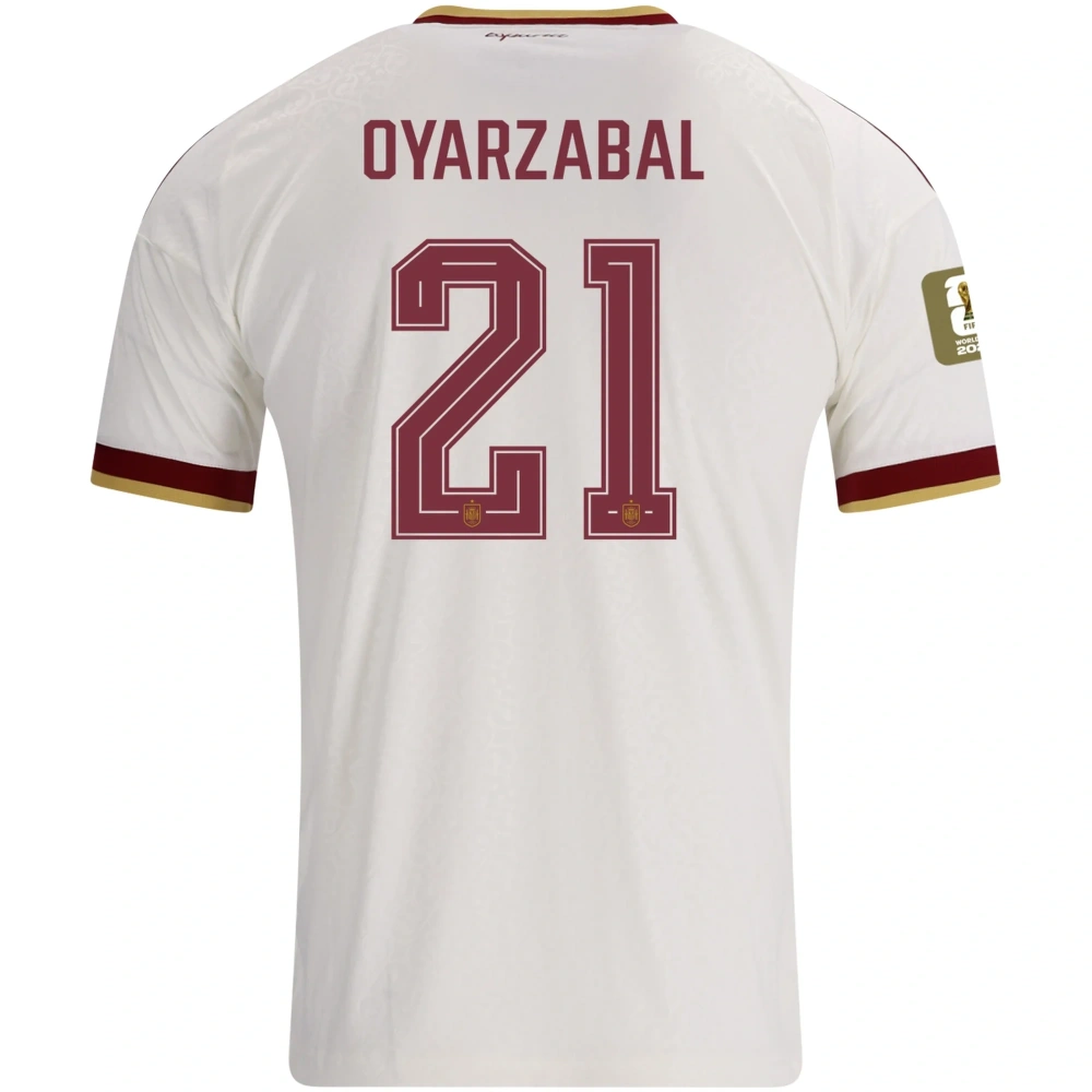 Men's Replica adidas Oyarzabal Spain Away Jersey 2026