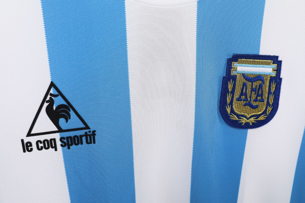 1986 Argentina World Cup Soccer Home Retro Jersey