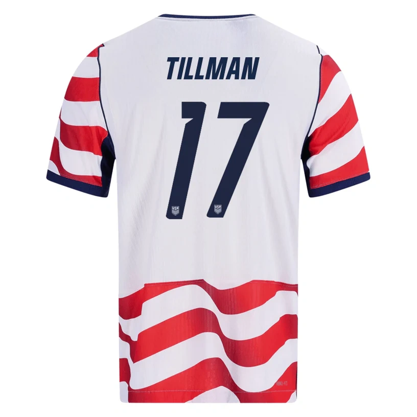Nike Mens Tillman United States Match Authentic Home Jersey 2026 (Sail/Midnight Navy)