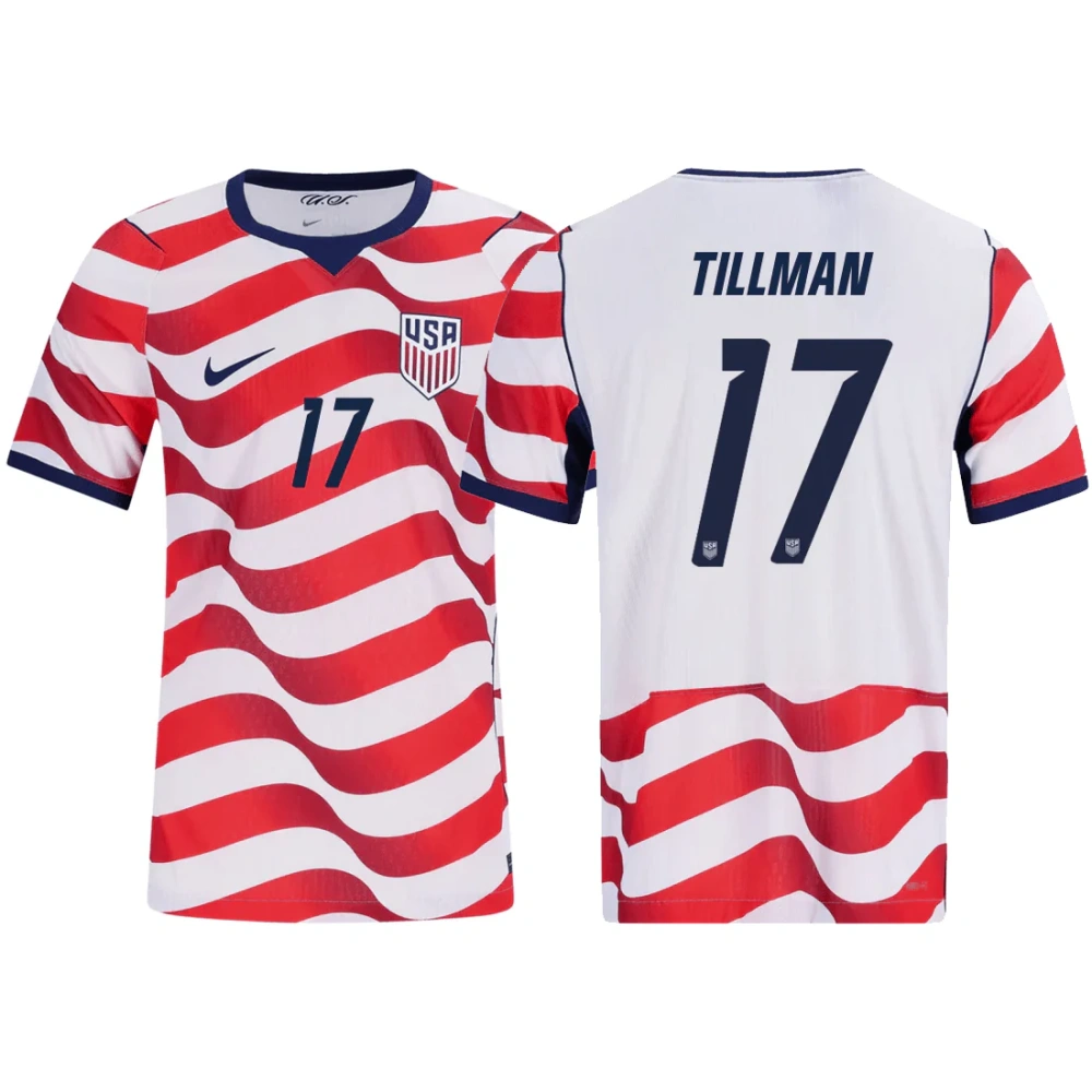 Nike Mens Tillman United States Match Authentic Home Jersey 2026 (Sail/Midnight Navy)