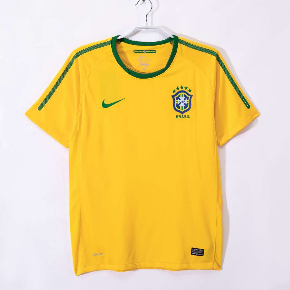 2010 Brazil World Cup Home Retro Soccer Jersey