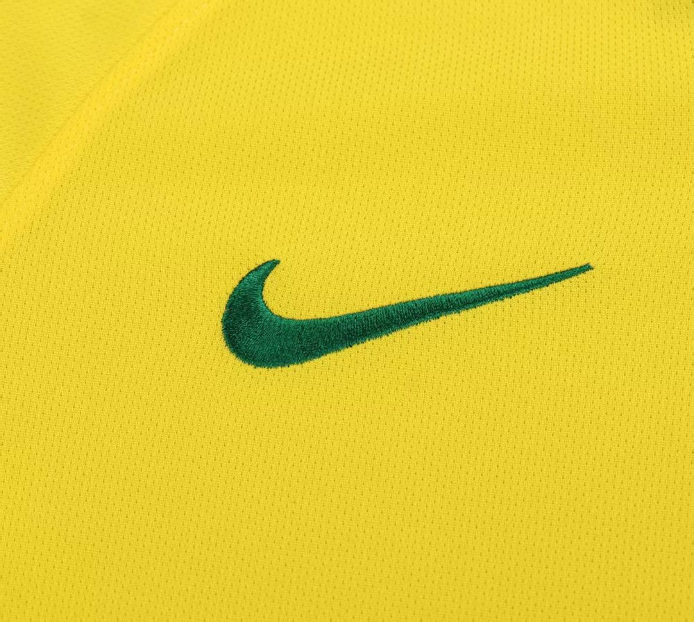 2014 Brazil home Retro Kids Kit Jersey+Shorts
