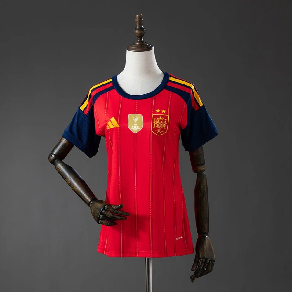 2026 Spain 2-Star Home World Cup Women Soccer Jersey Custom Shirt