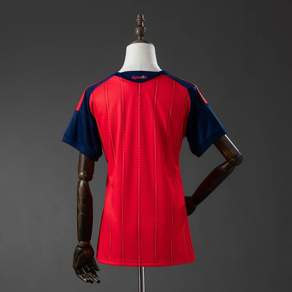 2026 Spain 2-Star Home World Cup Women Soccer Jersey Custom Shirt