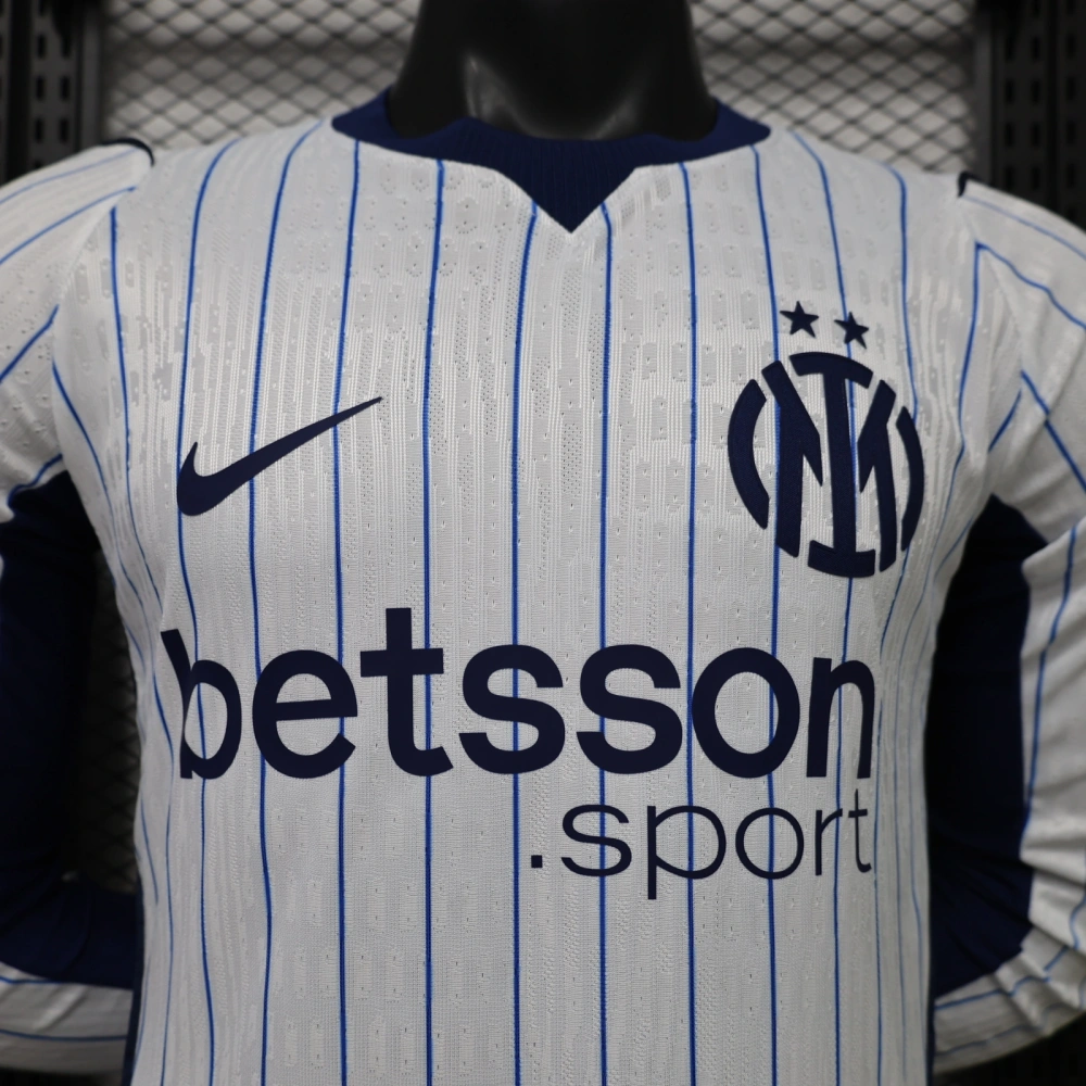 26-27 Inter Milan Away Kit Jersey Player Version Long Sleeve