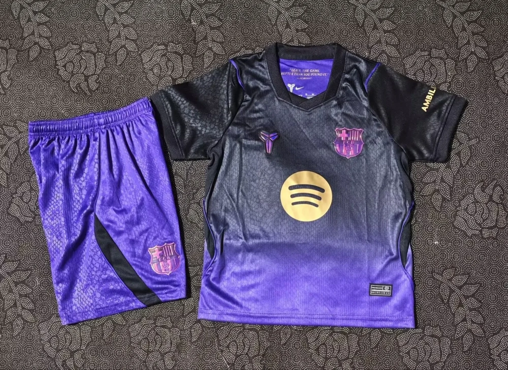 26-27 Barcelona Away Kids Kit Jersey+Shorts