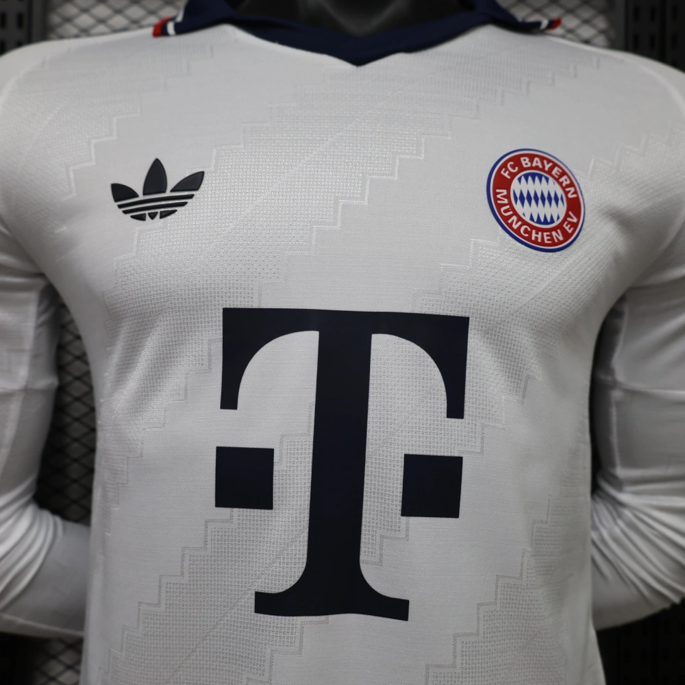 26-27 Bayern Munich Away Football Jersey Player Version Long Sleeve