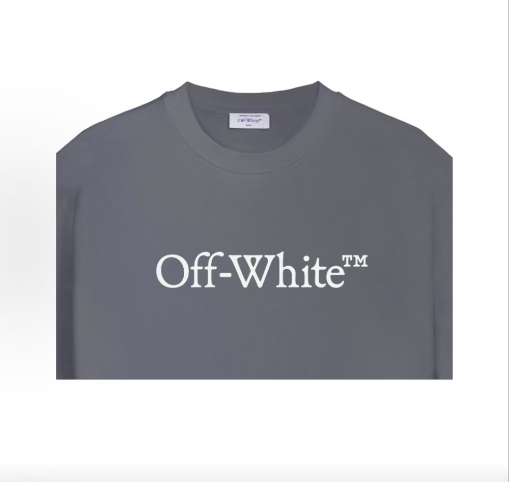 OFF-WHITE SS26 Street Back Arrow Graphic Tee – Unisex, Grey