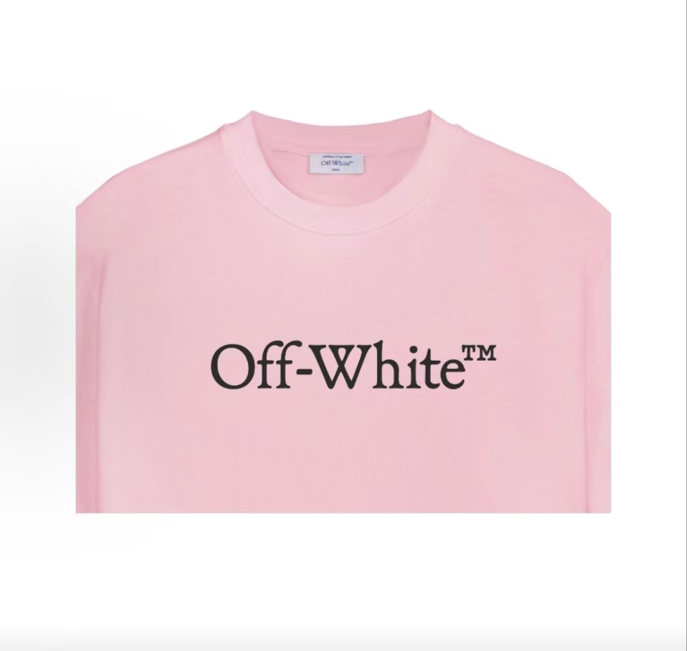 OFF-WHITE SS26 Street Back Arrow Graphic Tee – Unisex, Pink