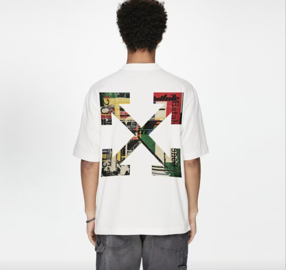 OFF-WHITE SS26 Street Back Arrow Graphic Tee – Unisex, White