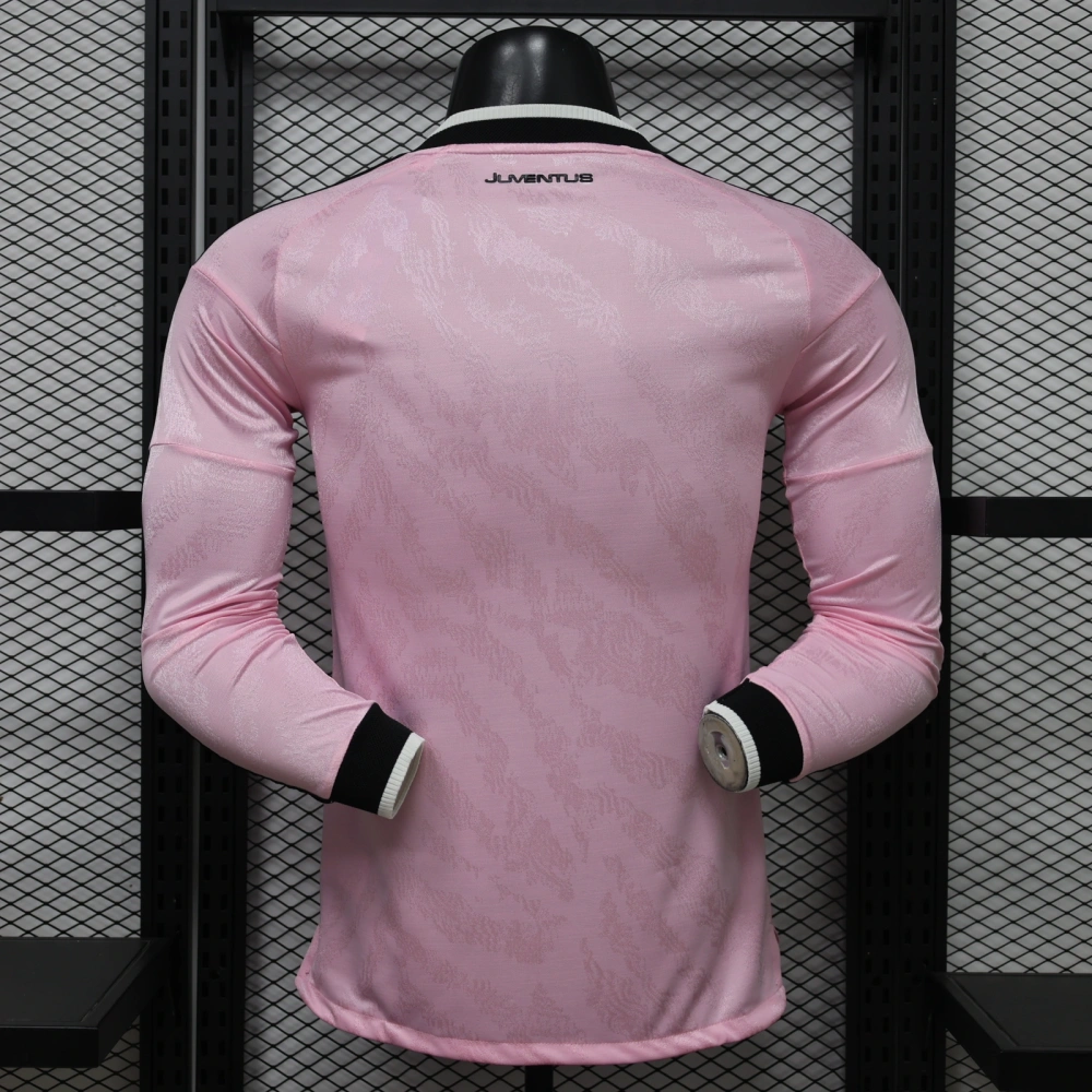 26-27 Juventus Away Soccer Jersey Player Version Long Sleeve