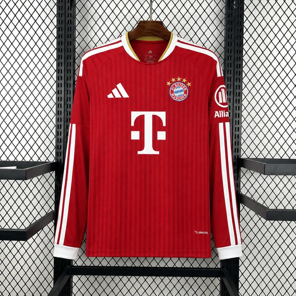 26/27 Bayern Munich Home Football Jersey Long Sleeve