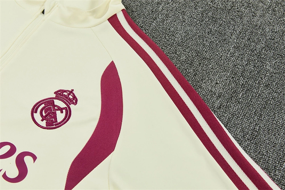 2627 Real Madrid Long Sleeve tracksuit Pink