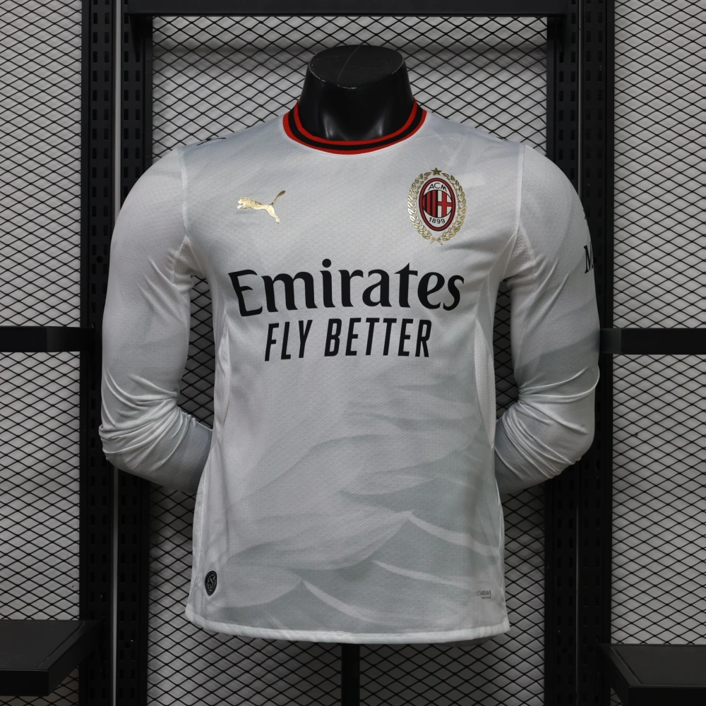 26/27 AC Milan Away Soccer Jersey Long Sleeve