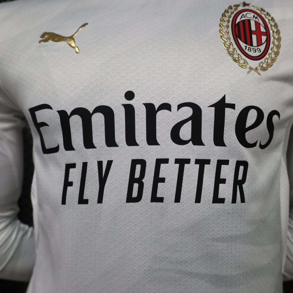 26/27 AC Milan Away Soccer Jersey Long Sleeve