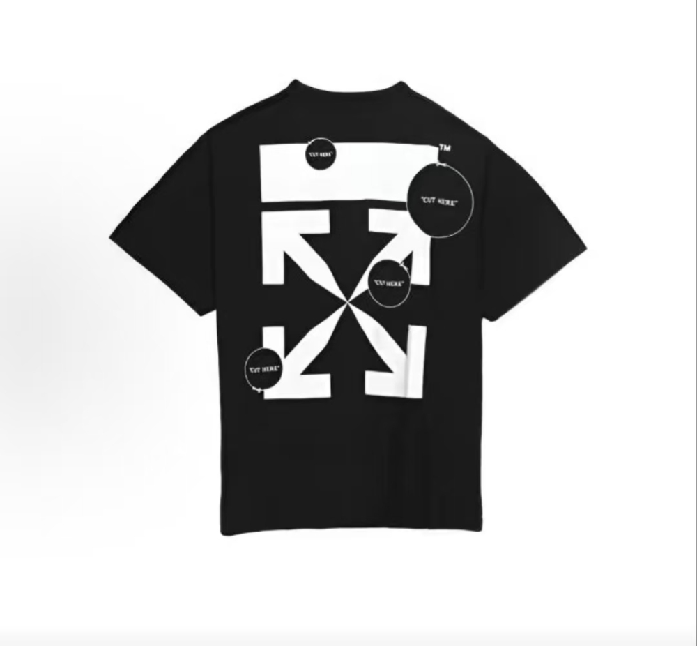 OFF-WHITE FW20 Men's Black Tee | Arrow Print