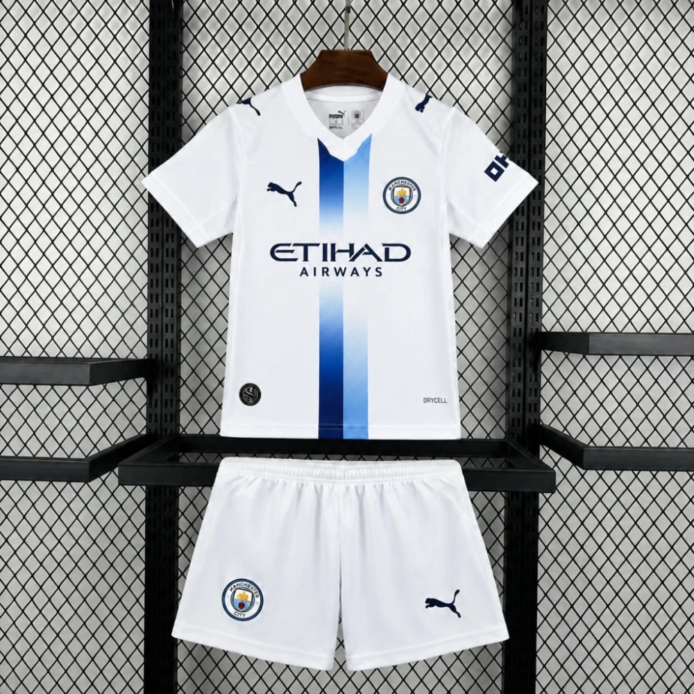 26-27 Manchester City Third Away Soccer Kids Kit