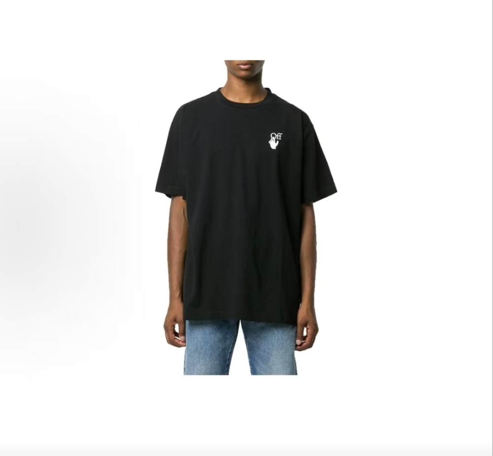 OFF-WHITE FW20 Men's Black Tee | Arrow Print