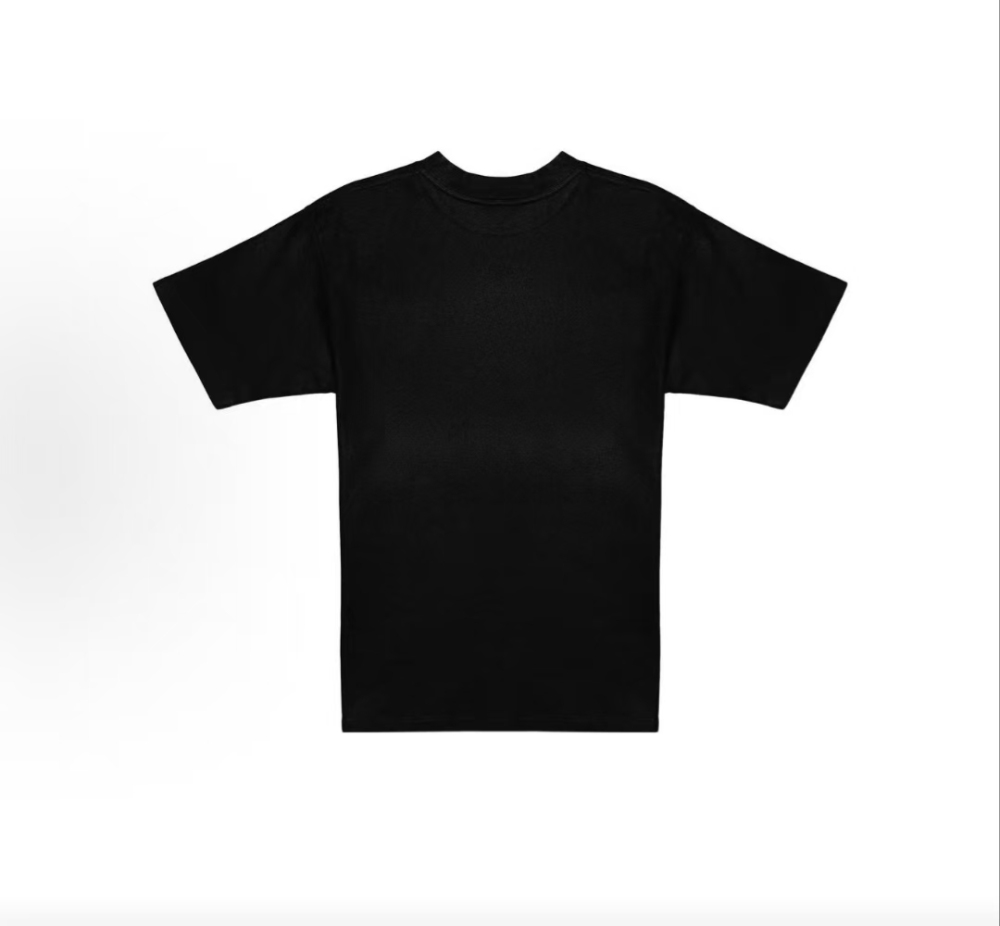 Women's OFF-WHITE SS23 Solid Color Crewneck Pullover Tee Black