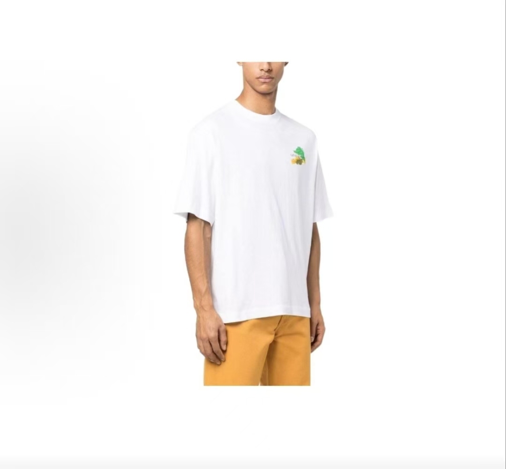 Men's OFF-WHITE SS23 Arrow Print Crewneck Pullover Tee Regular Fit White