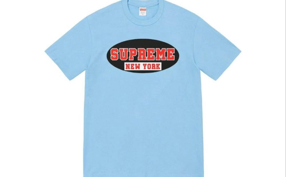Supreme SS23 Week 1 New York Tee Vintage Logo Graphic Crewneck T-Shirt Unisex