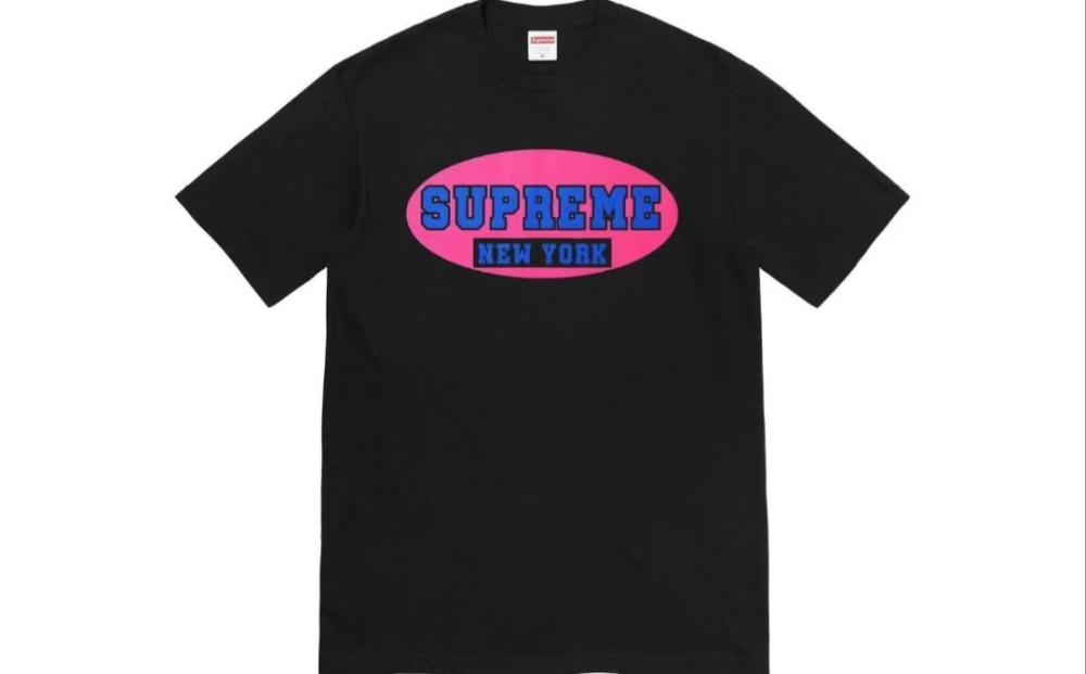 Supreme SS23 Week 1 New York Tee Vintage Logo Graphic Crewneck T-Shirt Unisex