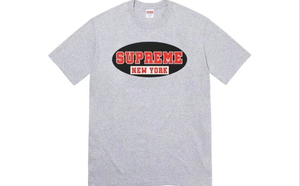 Supreme SS23 Week 1 New York Tee Vintage Logo Graphic Crewneck T-Shirt Unisex