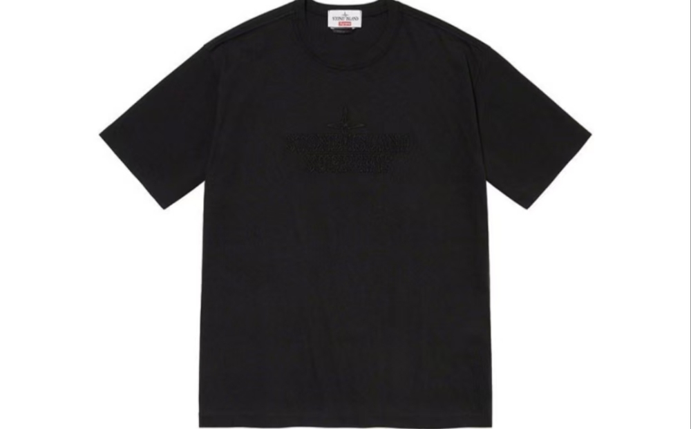 Supreme x Stone Island FW20 Week 13 Embroidered Logo S/S Top｜Merged Chest Badge, NYC × Ravarino