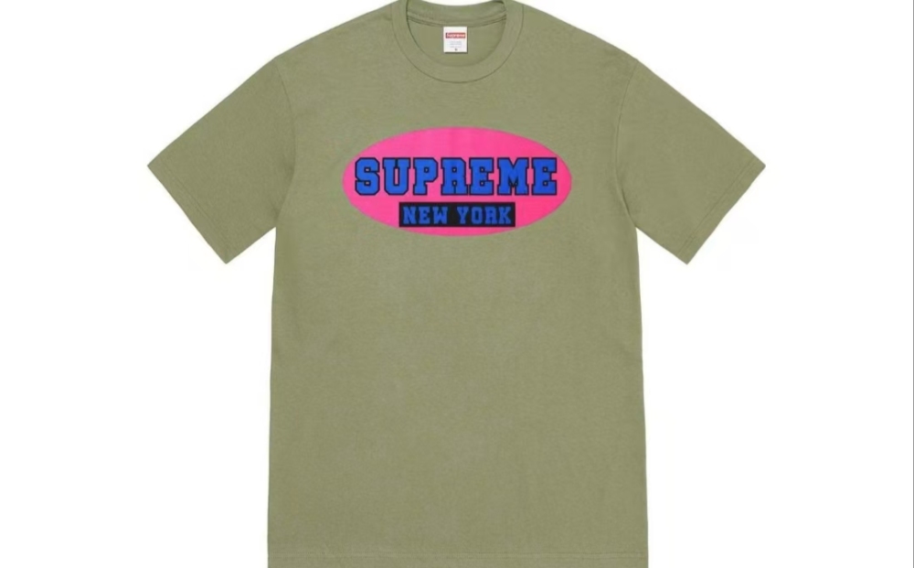 Supreme SS23 Week 1 New York Tee Vintage Logo Graphic Crewneck T-Shirt Unisex