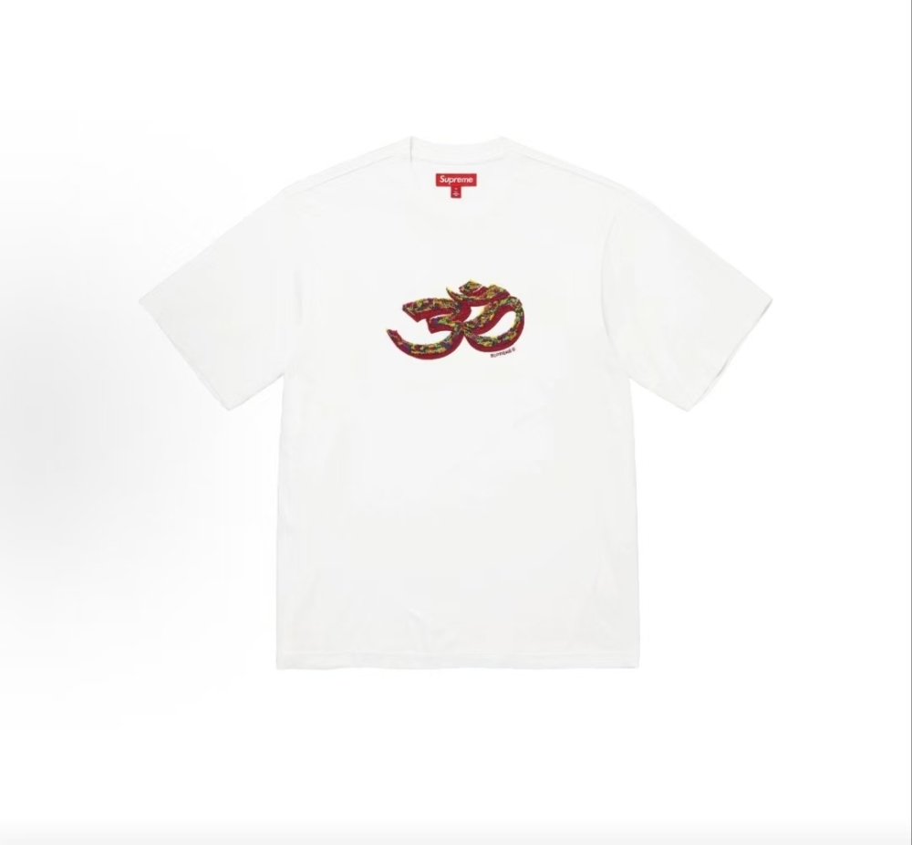Supreme FW24 Chest Embroidery Short Sleeve Tee - Unisex Crewneck Top