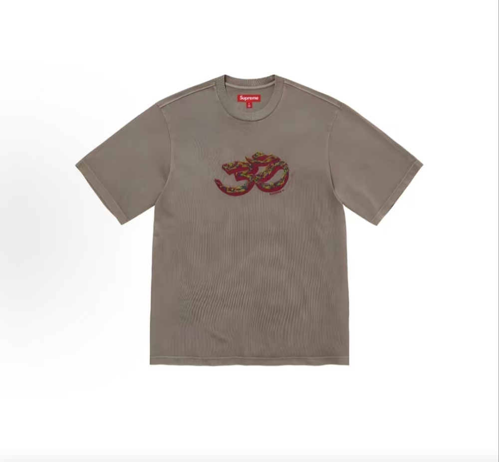 Supreme FW24 Chest Embroidery Short Sleeve Tee - Unisex Crewneck Top