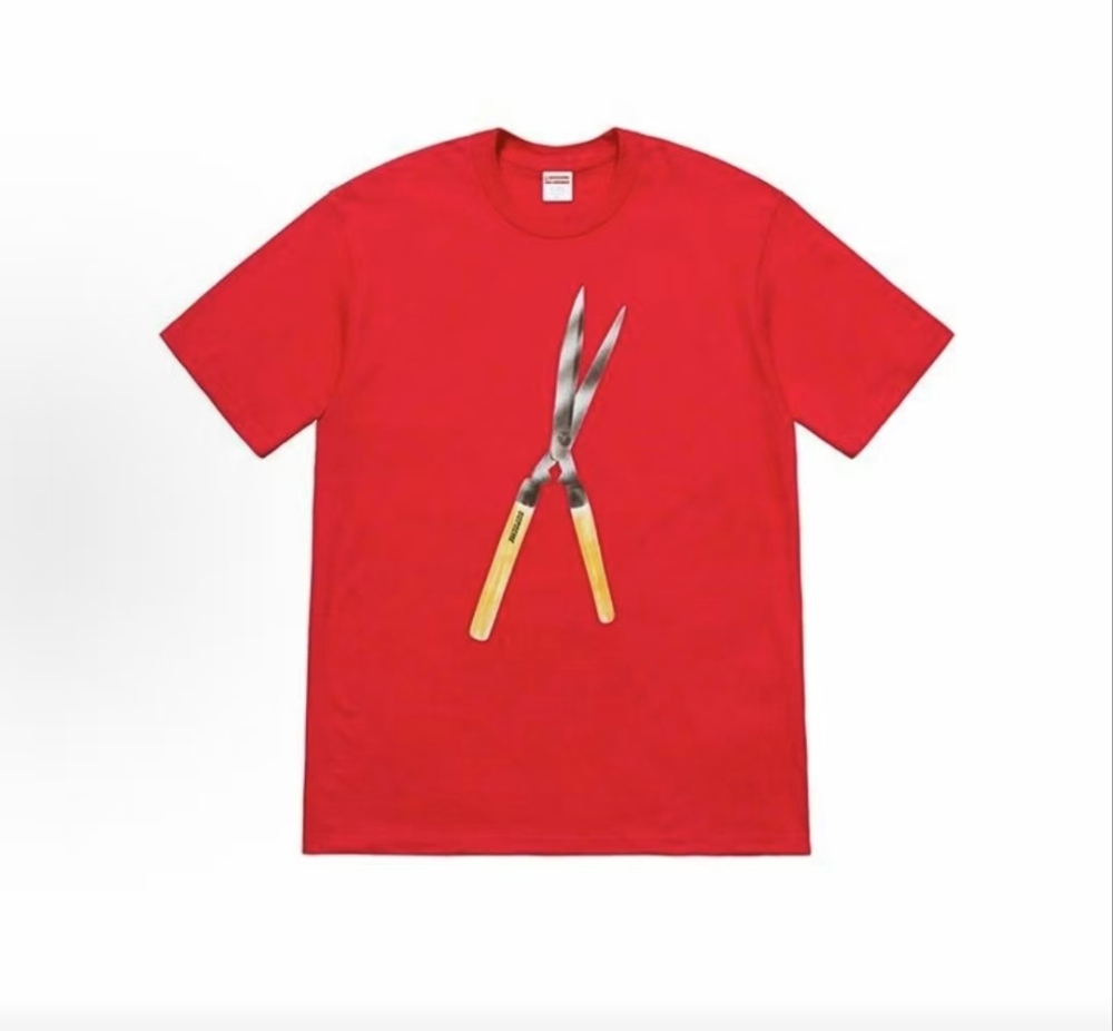 Supreme SS19 Shears Graphic Short Sleeve Tee - Unisex Crewneck Top
