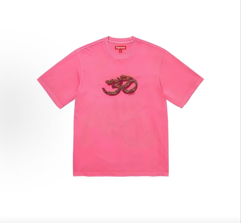 Supreme FW24 Chest Embroidery Short Sleeve Tee - Unisex Crewneck Top