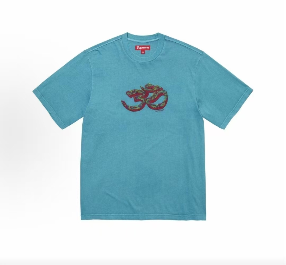 Supreme FW24 Chest Embroidery Short Sleeve Tee - Unisex Crewneck Top