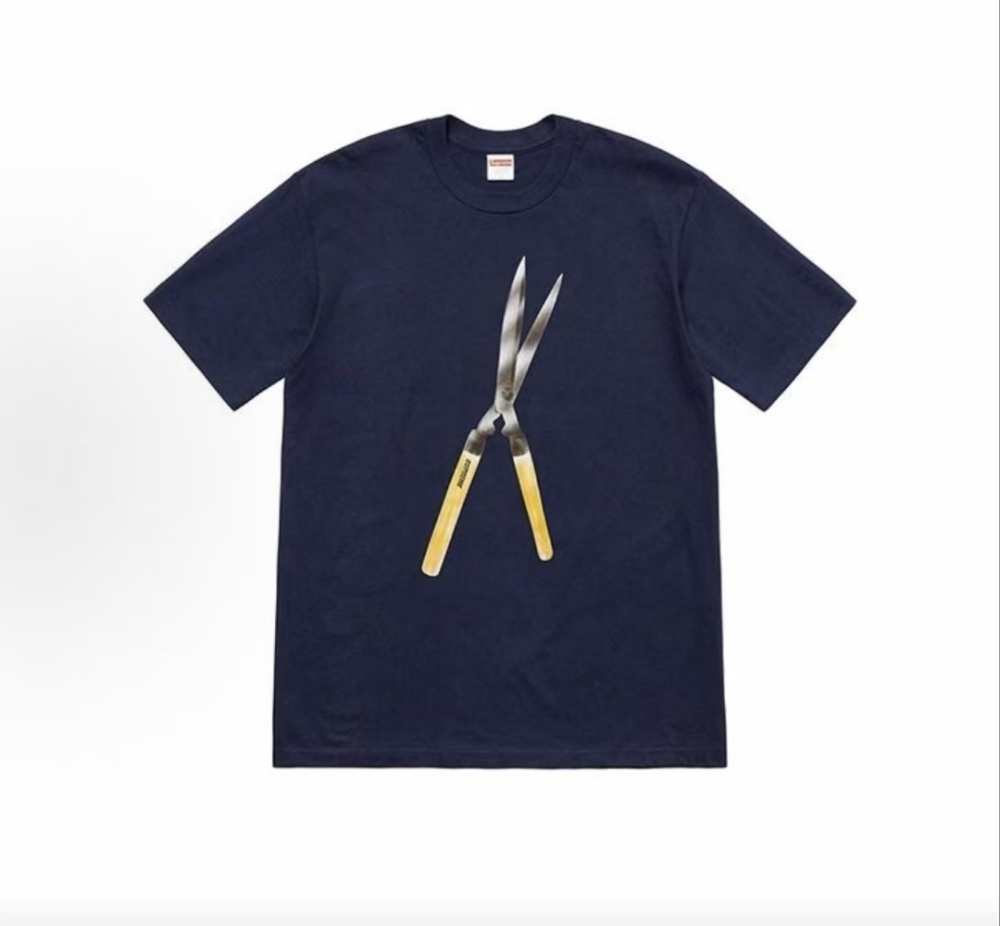 Supreme SS19 Shears Graphic Short Sleeve Tee - Unisex Crewneck Top