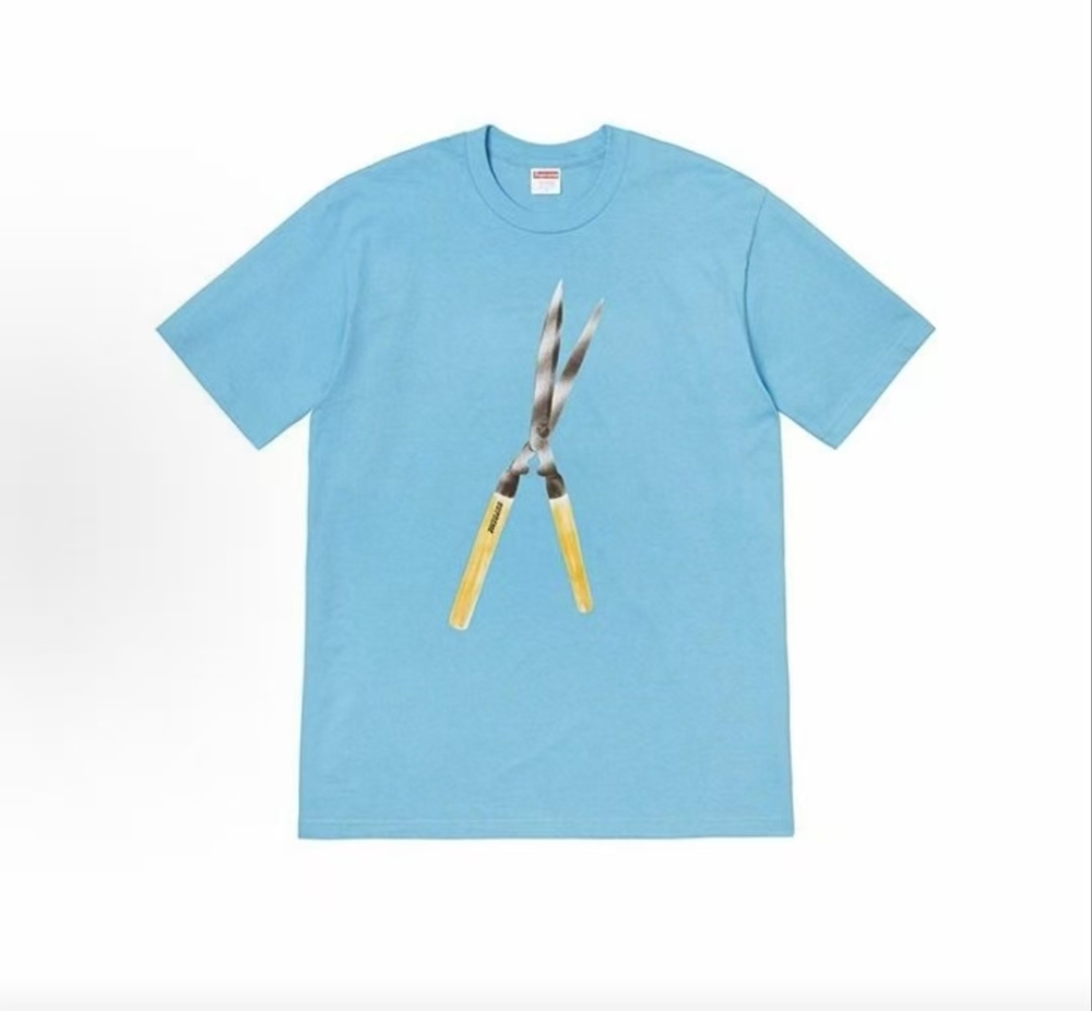 Supreme SS19 Shears Graphic Short Sleeve Tee - Unisex Crewneck Top