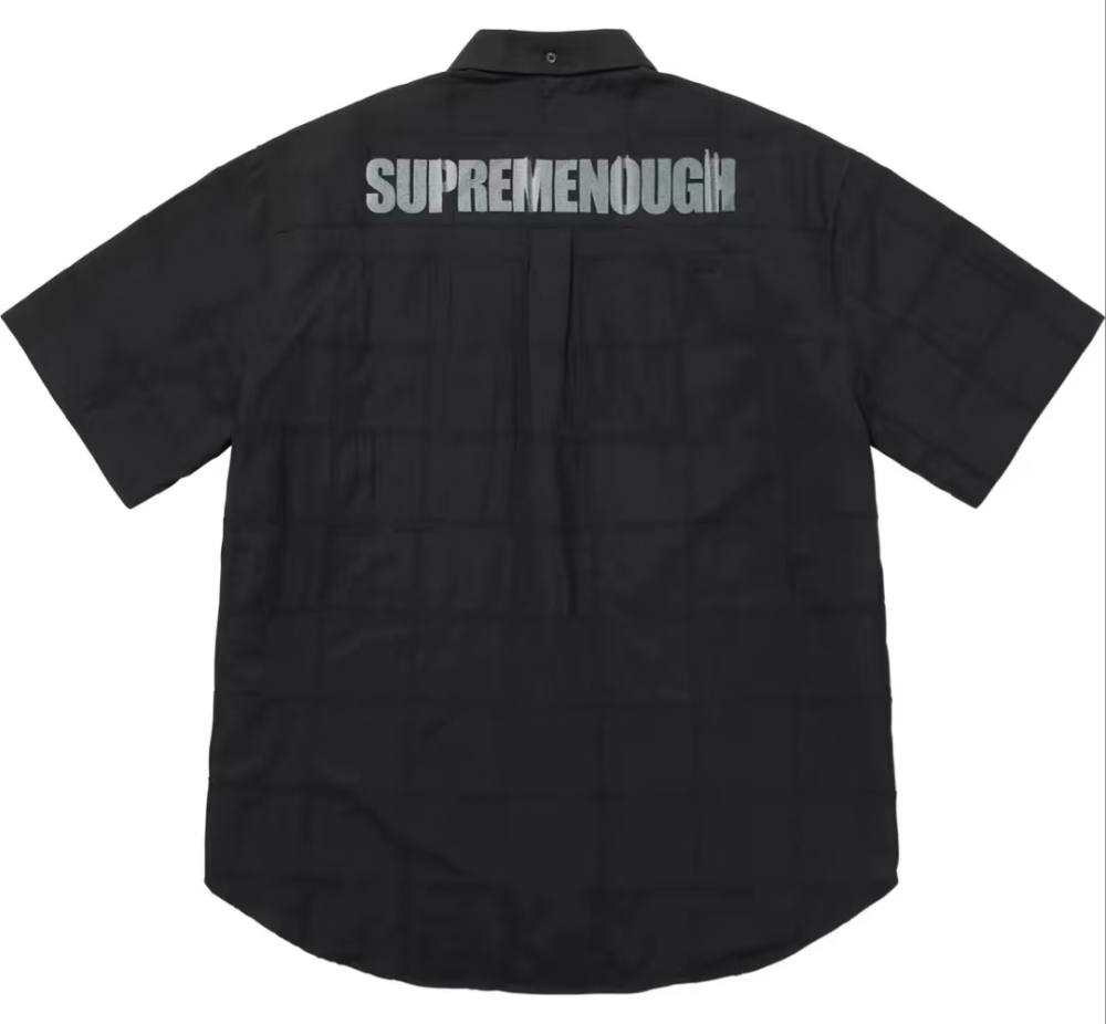 Supreme x GOODENOUGH SS25 Patchwork Short Sleeve Shirt - Unisex Button-Down