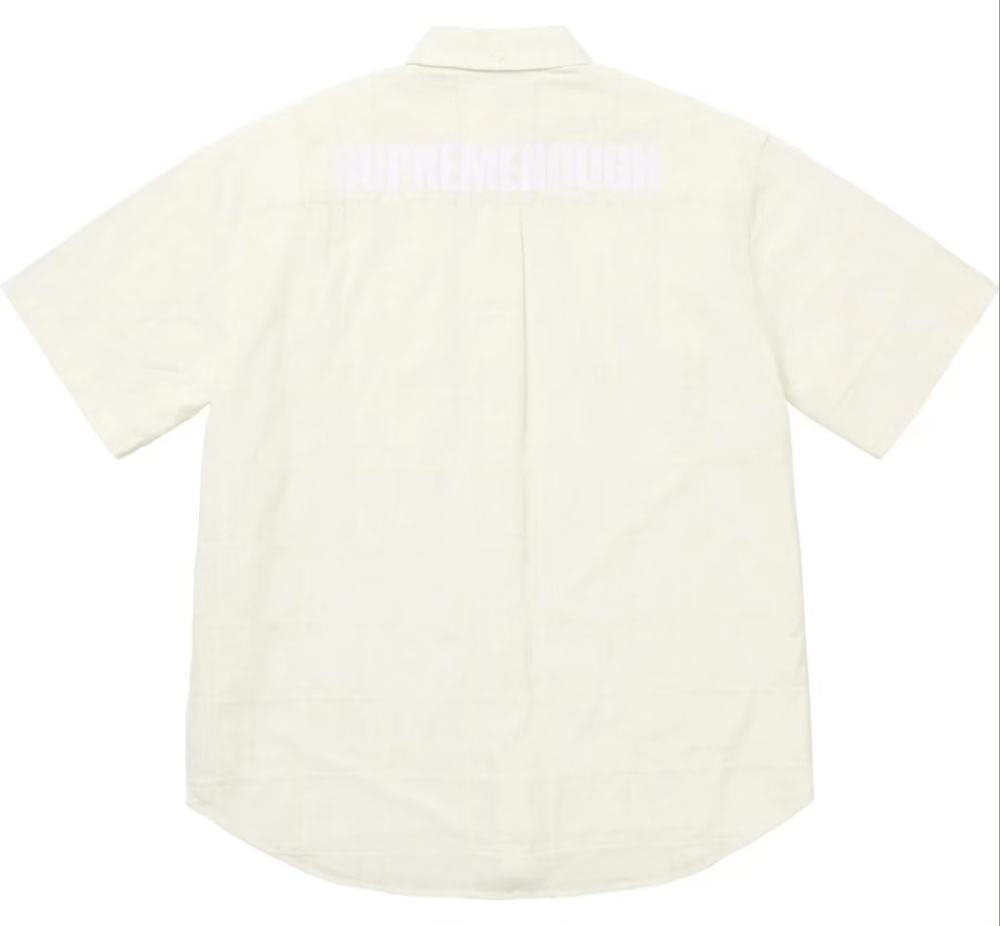 Supreme x GOODENOUGH SS25 Patchwork Short Sleeve Shirt - Unisex Button-Down