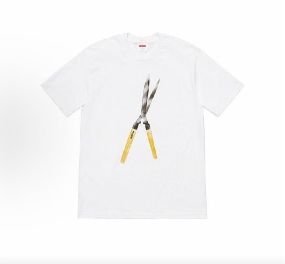Supreme SS19 Shears Graphic Short Sleeve Tee - Unisex Crewneck Top