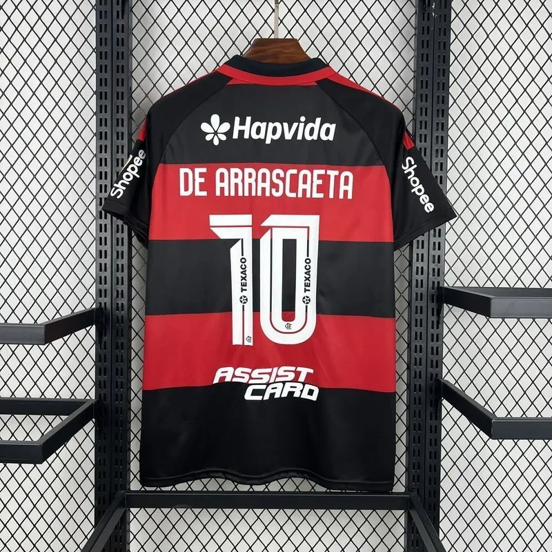 26/27 CR Flamengo Home Soccer Jersey（Full Advertising Sponsors）