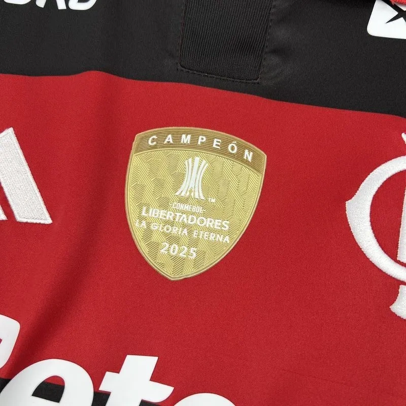 26/27 CR Flamengo Home Soccer Jersey（Full Advertising Sponsors）