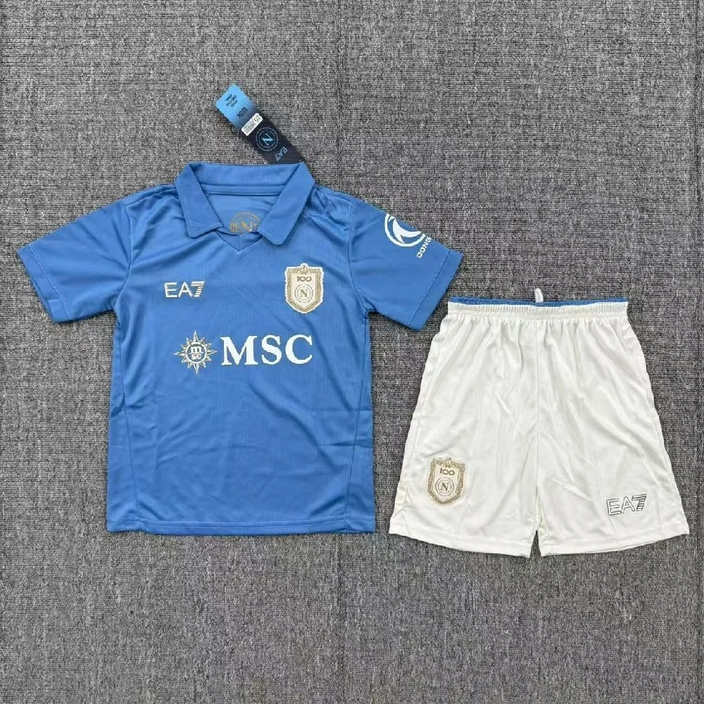 26/27 Napoli Home Soccer Kids Kit
