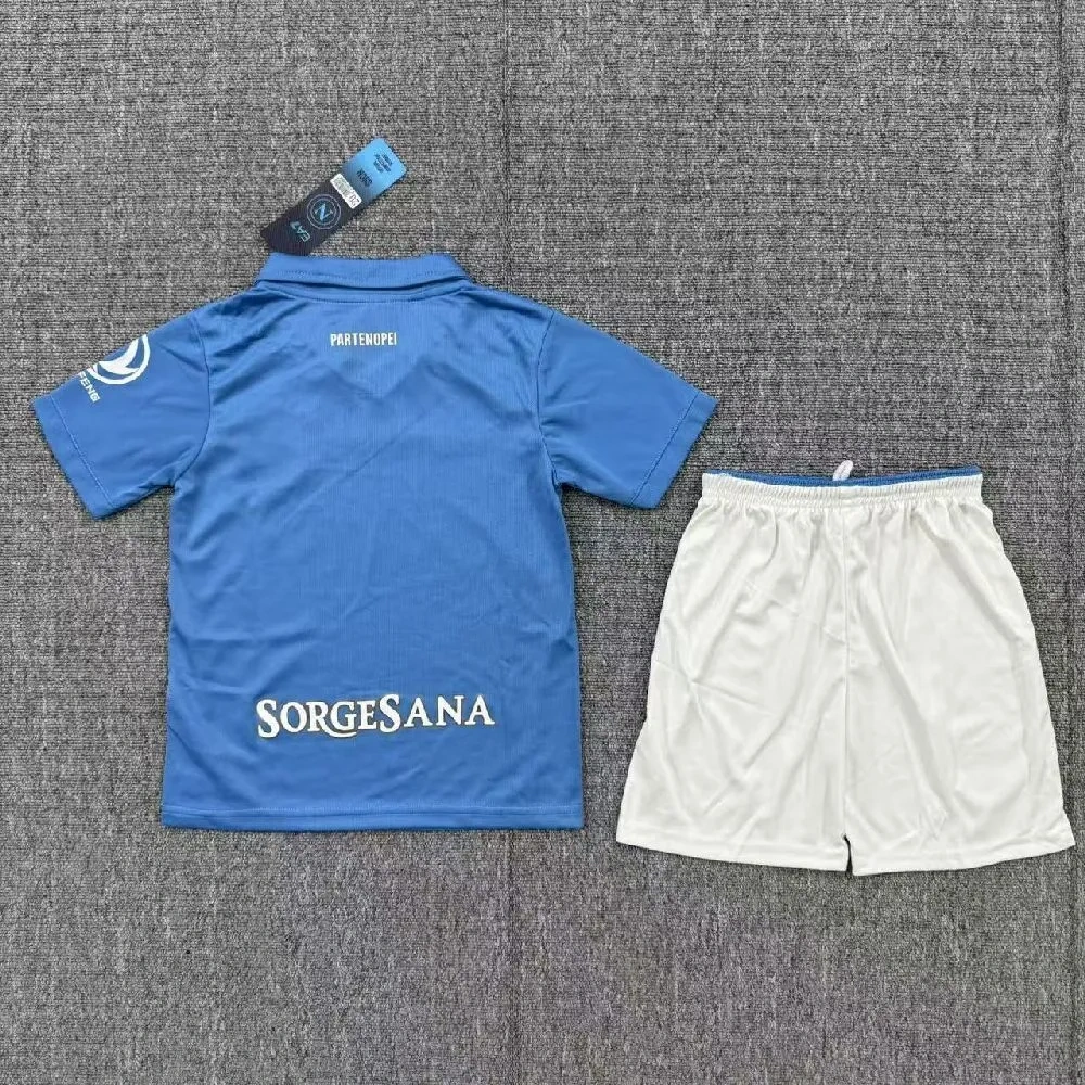26/27 Napoli Home Soccer Kids Kit