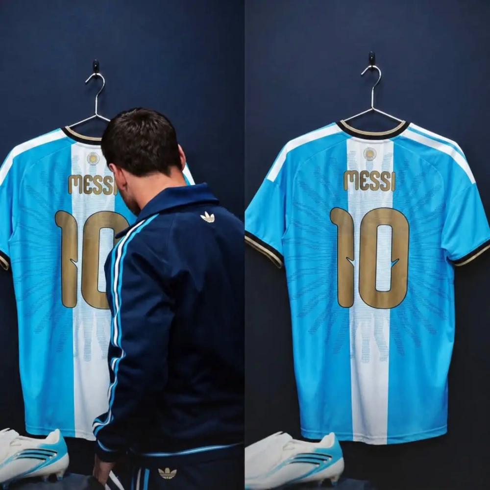 Adidas Argentina Messi Farewell Kit
